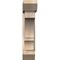 Ekena Millwork Balboa Slat Smooth Bracket w/ Offset Brace, Douglas Fir, 7 1/2"W x 30"D x 34"H BKT0806X30X34BOA06SDF - alternate 2